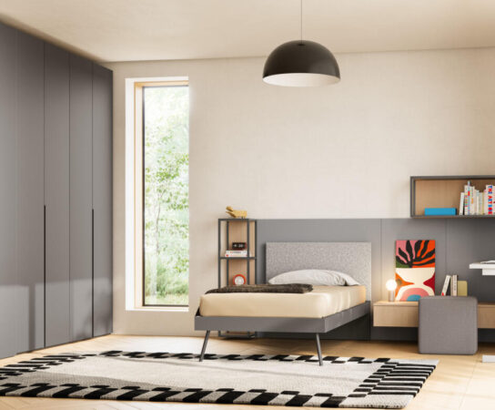 Cameretta con letto a terra Evo 6